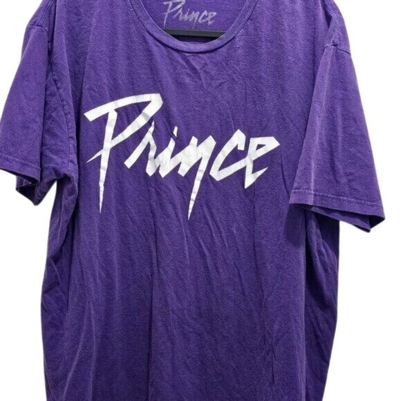 Prince Purple Graphic T-Shirt XXL Cotton Unisex Casual Music Tee - Picture 5 of 8